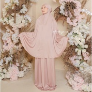 Hirakiya Mukena Dewasa Premium Satin Silk Travelling 2 in 1 Lasercut