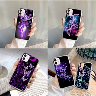 NY-95 Glowing Butterflies Silicone TPU Case  Compatible for Motorola Moto E6 E4 E5 Plus G Play Power
