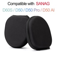 For SANAG D60S / D50 / D50 Pro / D50 AI Portable Headset Travel Case Shockproof Hard Shell Storage B