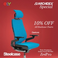 ELY Steelcase Gesture High Back Fabric / Office chair / Ergonomic Chair / Ergonomic Office Chair