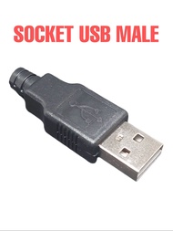 ( 2 Pcs ) Socket USB Konektor USB male female Socket Adaptor USB