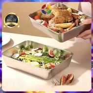 (GI) Premium Stainless Steel Tray Grill Pan Oven Baking Stainless Steel 430