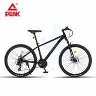 東西物聚 - 單車 21速-27.5吋[內走線-專業變速] 曜岩黑[鋁合金車架]加粗減震-雙碟煞車 包安裝送貨-山地車 自行車 成人腳踏車 越野單車