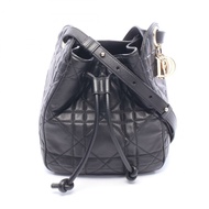Christian Dior D-Motion 小號 Cannage 單肩包 M2851ONWP 羊皮黑色二手