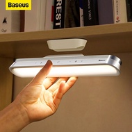 「 YUYANG Lighting 」Baseus โต๊ะแม่เหล็ก LED แบบแขวน,โคมไปตั้งโต๊ะสำหรับตู้เก็บเสื้อผ้าไฟใต้ตู้กลางคืนชาร์จไฟได้