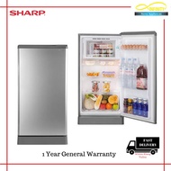 Sharp SJD186MSL 165L Single Door Fridge Refrigerator Peti Sejuk