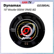 (1pc) Original Dynamax GD380AL 15" 500W 8Ω Woofer Karaoke Speaker Unit 15 Inch 500 Watt 8 Ohm GD380 