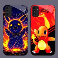 GK-86 X Pokemon Glass Casing for Samsung A14 A04S S21 FE A15 A35 A25 A24 A34 A54 A05S M15 A55 Plus U
