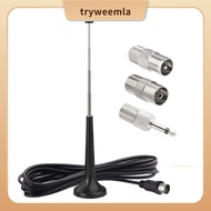 FM Telescopic Antennas for  FM Antennas Indoor FM Radio Antennas with 3 Adapter for Household Digita