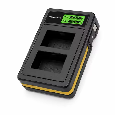 DMW-BMB9E Dual Battery Charger for Panasonic Lumix DMW-BMB9/BMB9E DMC-FZ40 FZ47 FZ60 FZ70 FZ100 FZ15
