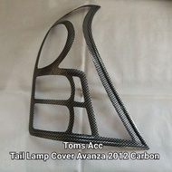 Head Lamp Tail Lamp Cover Avanza 2012 2015 Garnish Front Rear Carbon Stop Lamp