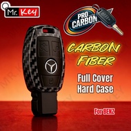[Mr.Key] Mercedes Benz Carbon Fiber Key Case Cover For C180 C200 E300 CLA GLA GLB W108 W168 Class