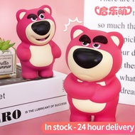 [Qilemeng] Disney Strawberry Bear Squishy Toy Slow Rebound Toy Cartoon Stress Relief Toys Squishy Toy Boys Girls Holiday Gift 草莓熊捏捏乐