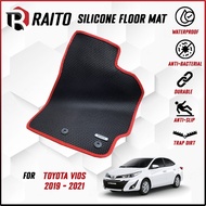 RAITO MAT Toyota Vios 2019 - 2022 Car Floor Mat Carpet Customised Car Mat Kereta Carpet
