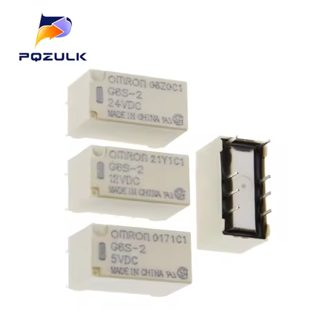 10PCS 5V/12V/24V Relay G6S-2-5VDC G6S-2-12VDC G6S-2-24VDC 250VAC/DC220V 8PIN Mini Signal Switch Rela