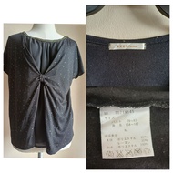 Axes Femme Women Blouse Sz M Stretch Fabric Bust 38-42 Inches Length 24