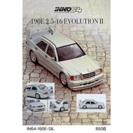 IN64-190E-SIL-NNO64 1:64 MERCEDES BENZ 190E SILVER