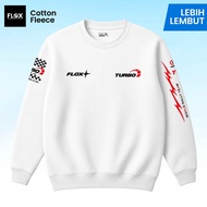 FLOX Men's Premium Crewneck Fleece RACING CLUB Sweater Wanita FRR07