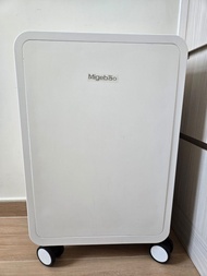 Migebao 19.5吋白色前開登機/手提行李箱/Hand Carry Luggage/Baggage/Suitcase