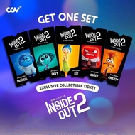 Inside Out 2 Exclusive Collectible Ticket Disney Pixar Anger Joy Sadness Anxiety Envy CGV Indonesia