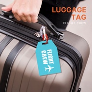 Happylife Luggage Tag FLIGHT CREW Acrylic Waterproof Strong Beautiful Design