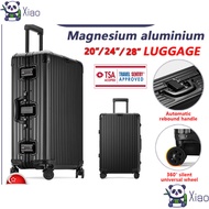 NELSON Full Aluminium Magnesium Luggage TSA Lock Waterproof Luggage Crash Scratch Resistant