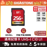 [GIGASTONE] Digital Camera Memory Card SD C10 U1 256G/128G/64G/32G | Made in Taiwan/32GB/64GB