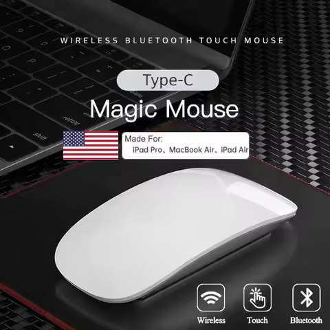Original For Apple Wireless Bluetooth Touch Magic Mouse For Macbook Pro Air Mini Laptop Tablet PC iP