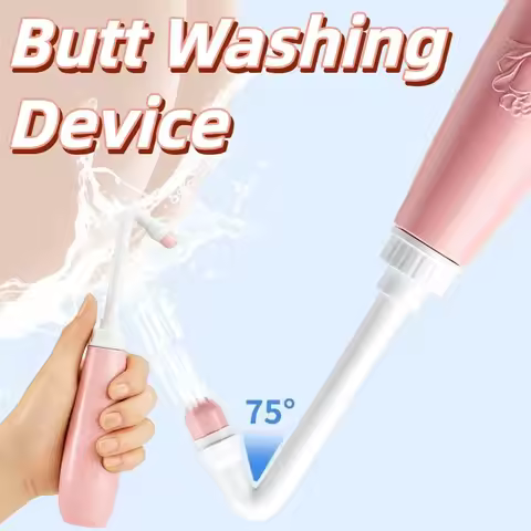 500ml Portable Bidet Sprayer Soft Ergonomic Bidet Cleaner Spray Nozzle Leak-Proof Anal Wash Bottle I