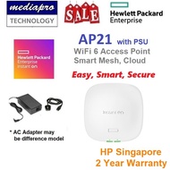 HP / HPE AP21 Aruba Instant On WiFi 6 Cloud Access Point / Router, with Ac Adapter - 2 Yrs HP SG War