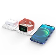【CLEARANCE SALE】Foldable Wireless 3-in-1 Charger QC 3.0 Wireless Charging Dock Foldable Smart Watches Earbuds Samsung