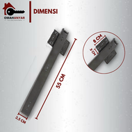 Rel Lemari TV Pocket Door Salib Hafele | Rel Pintu Lipat Lemari TV | Sliding Pocket Door