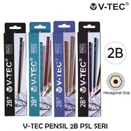 V-TEC 2B GRAPHITE PENCIL PER PACK 2B PENCIL