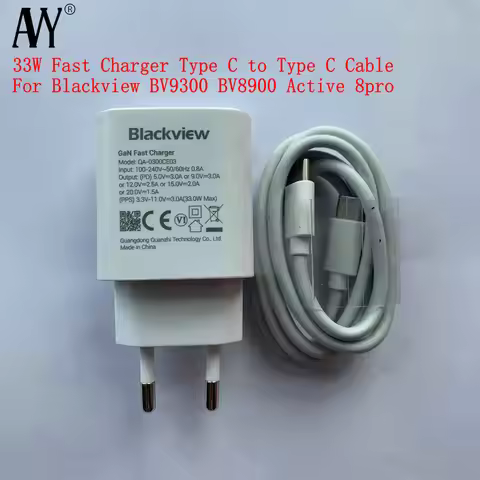Power Adapter For Blackview BV9300 BV8900 Active 8 pro Quick Charger Original 33w Max EU Plug Travel