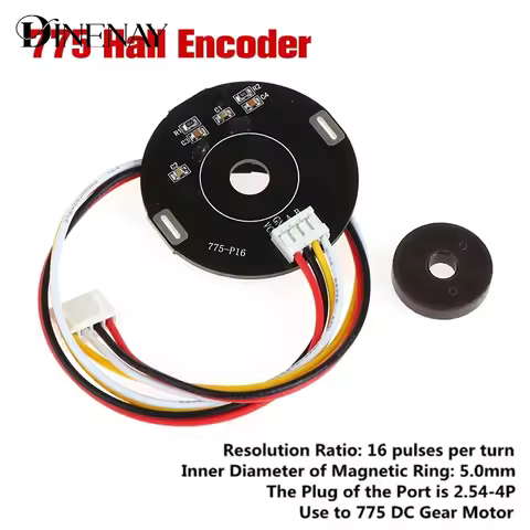 775-P16 Double Hall Magnet Encoder Code Plate Magnetic Induction Rotation Speed Direction Sensor Use