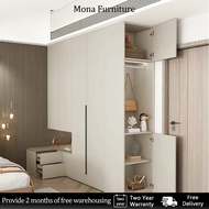 Solid Wood Wardrobe Storage Cabinet 2/3/4/5 Doors Wardrobe With Drawers Wardrobe Cabinet Small Wardr