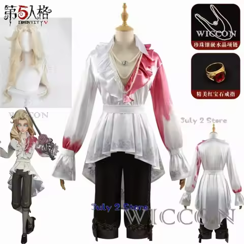 Collab Series Game Identity V Joseph Desaulniers Cosplay Costume with Wig Hangover Photographer Cost
