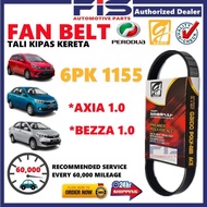 FIS Gaido Fan Belt Perodua Axia Bezza 1.0 Air Cond Alternator Power Steering Tensioner Belt 6PK1155 