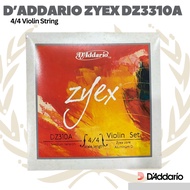 D'addario DZ310A 4/4 ZYEX Violin Aluminum String Set - Violin String