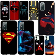 Casing Huawei Nova 3i 3 5t 2i 2 Lite Nova3I Nova5T Nova2i Phone Cover C-MA108 Spider Man Marvel Superman Soft Silicone Case Black Fashion