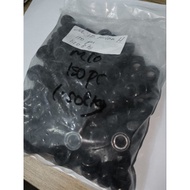 Locking Nut Black M10Nilon Motorcycle Screw (1 pack)
