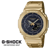 นาฬิกาข้อมือผู้ชาย GM-B2100GD-9A Gold สีทองดีไซน์เรียบหรู ใส่ทำงาน แฟชั่น