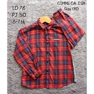 KEMEJA Long sleeve shirt--combination--t-shirt- 6-7th -C0MME-Ca-iSM-