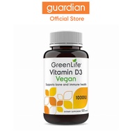 GreenLife Vegan Vitamin D3 1000IU 100s