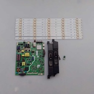 49L3650VM TOSHIBA 49" TV MAIN BOARD, POWER BUTTON, T-CON, SPEAKER AND BACKLIGHT