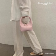 Korea Dongdaemun Niche Designer Bag bucks & leather Underarm Bag High-End Textured Crossbody Bag