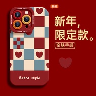 Ốp Lưng Điện Thoại Hình Rắn Màu Đỏ Cho Apple 15promax 16 Mới Năm 2023 iPhone 13 14pro Snake Year 15