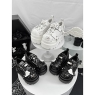 Ghost Punk Platform Shoes - Acrylic Y2K Style