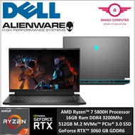 Dell Alienware M15 R5 581656G-3060-W11 15.6'' FHD 165Hz Gaming Laptop ( Ryzen 7 5800H, 16GB, 512GB SSD, RTX 3060 6GB,)