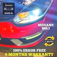 Renault Megane 3 Mk3 lll 6500k White LED Headlight Bulb 100% Error Free - 9005 9006 H1 H7 H8 H11 H16